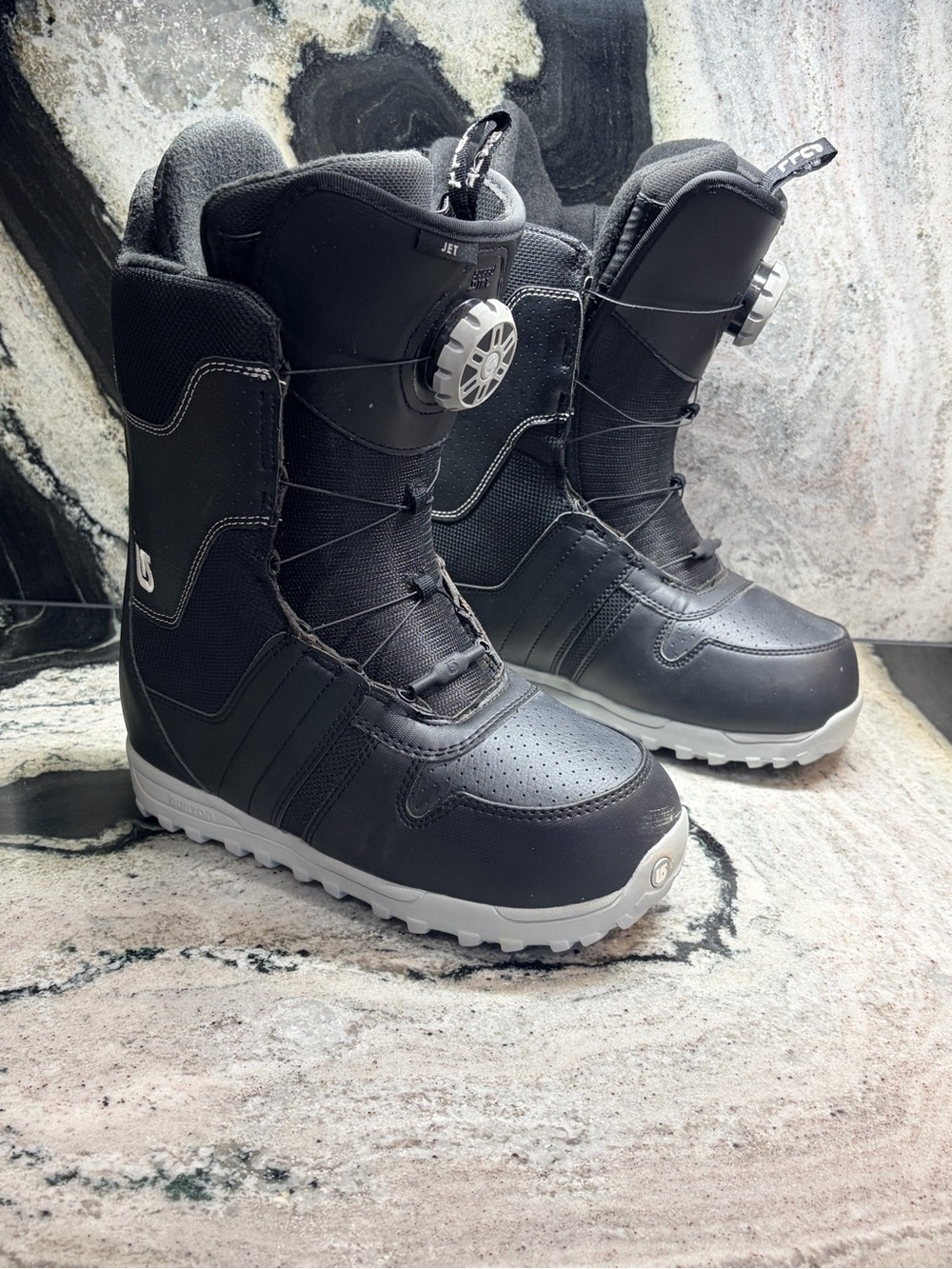 Burton Jet Phantom Men’s Snowboard Boots US 9 Speed Dial Black Gray